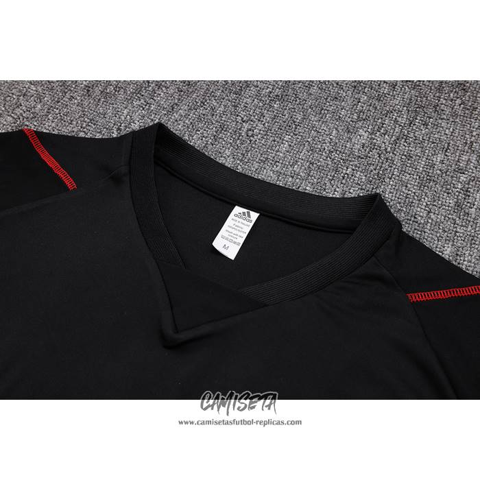 Chandal del Sao Paulo 2023-2024 Manga Corta Negro - Pantalon Corto